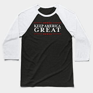 Keep America - Trump 2020 Baseball T-Shirt